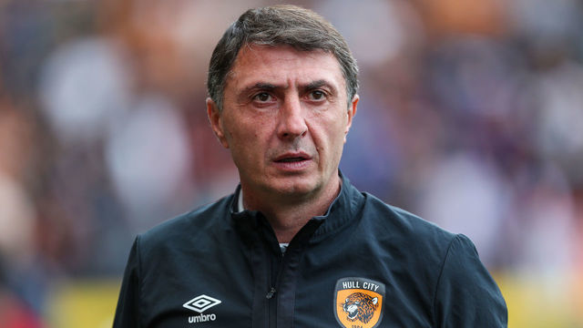 Hull City manager Shota Arveladze during the Sky Bet Championship match between Hull City and Sheffield United at the MKM Stadium, Kingston upon Hull on Sunday 4th September 2022.