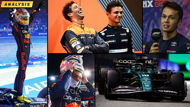 Singapore GP Takeaways: Checo delays Max's title, McLaren can finally cheer