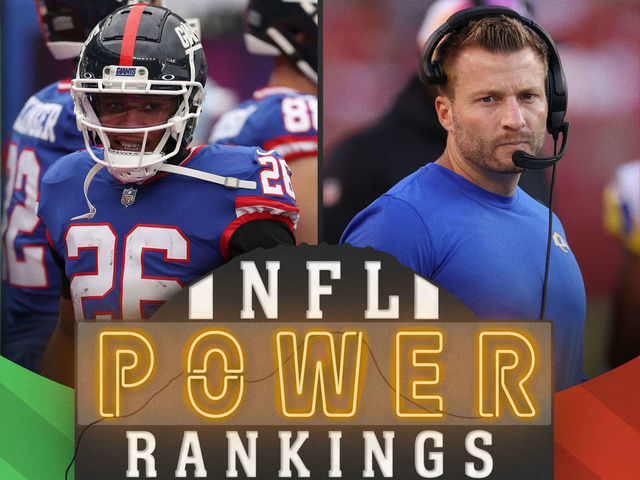 NFL power rankings, Week 5: Giants up to 18 in aggregated rankings