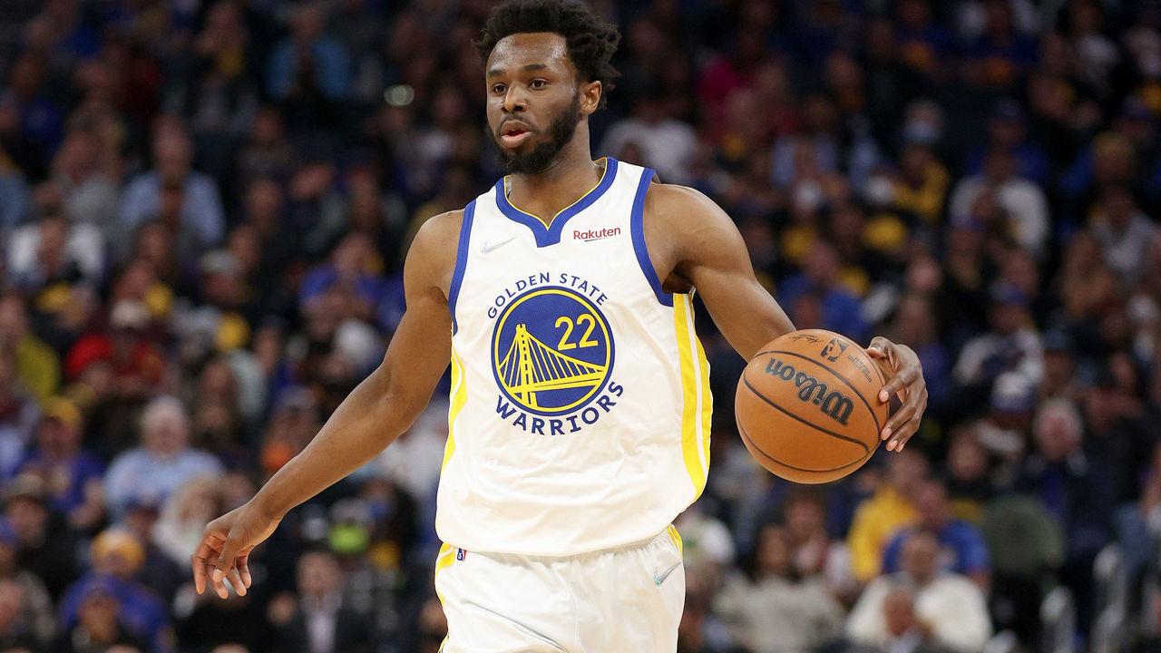 SAN FRANCISCO, CALIFORNIA - MAY 09: Andrew Wiggins #22 of the Golden State Warriors in action against the Memphis Grizzlies during Game Four of the Western Conference Semifinals of the NBA Playoffs at Chase Center on May 09, 2022 in San Francisco, California. NOTE TO USER: User expressly acknowledges and agrees that, by downloading and/or using this photograph, User is consenting to the terms and conditions of the Getty Images License Agreement.