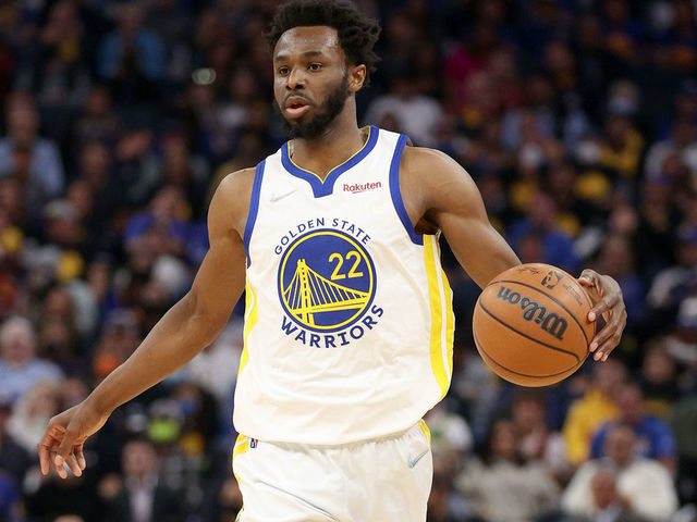 SAN FRANCISCO, CALIFORNIA - MAY 09: Andrew Wiggins #22 of the Golden State Warriors in action against the Memphis Grizzlies during Game Four of the Western Conference Semifinals of the NBA Playoffs at Chase Center on May 09, 2022 in San Francisco, California. NOTE TO USER: User expressly acknowledges and agrees that, by downloading and/or using this photograph, User is consenting to the terms and conditions of the Getty Images License Agreement.