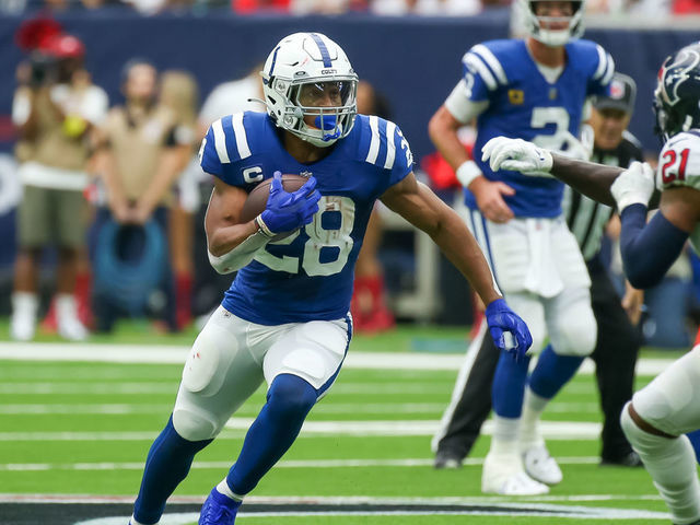 Colts RB Jonathan Taylor (ankle) ruled out for Sunday's game vs. Patriots