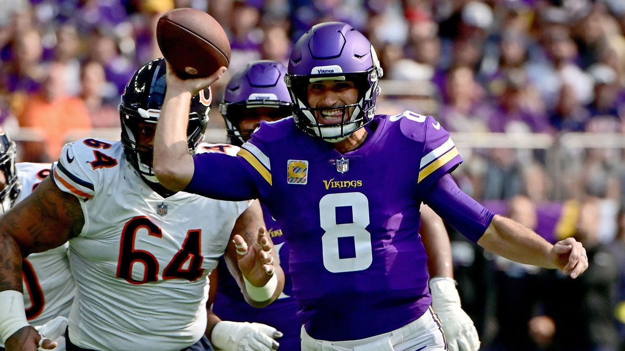 Cousins, Vikings snap to life with late TD, beat Bears 29-22