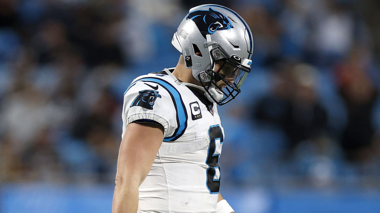 Panthers QB Mayfield to have MRI on injured left ankle