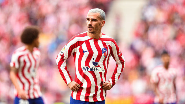 Antoine Griezmann during La Liga match between Atletico de Madrid and Girona FC at Civitas Metropolitano on October 08, 2022 in Madrid, Spain.