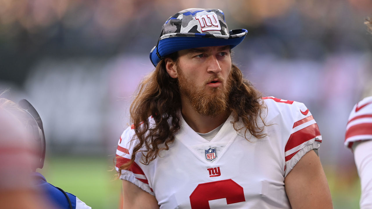 Giants punter Jamie Gillan still in UK, but expected back