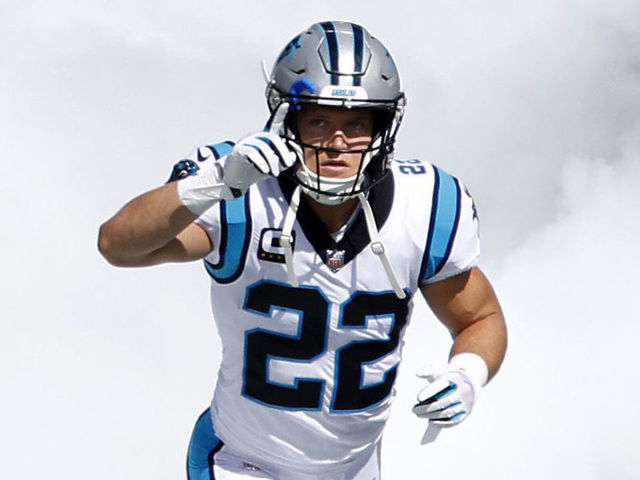 HD christian mccaffrey carolina panthers wallpapers