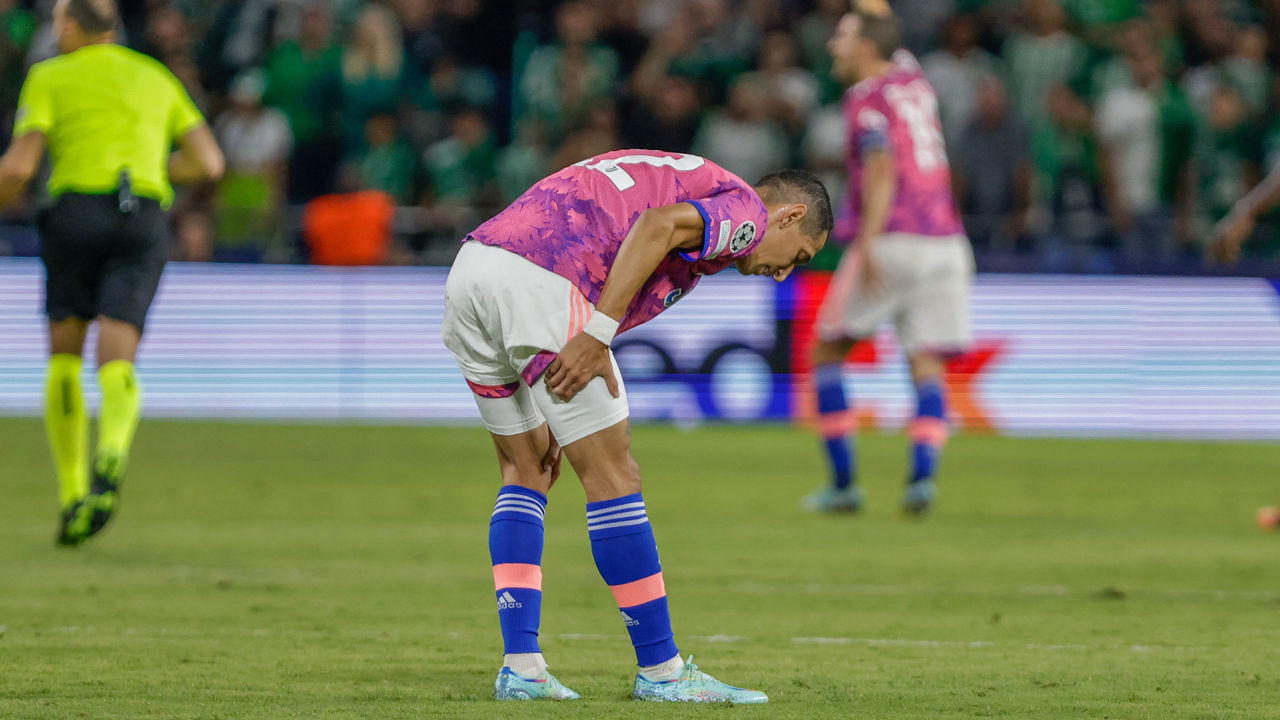 HAIFA, ISRAEL - OCTOBER 11: Angel Di Maria of Juventus is seen during UEFA Champions League Group H match between Maccabi Haifa and Juventus at the Sammy Ofer Stadium in Haifa, Israel on October 11, 2022.