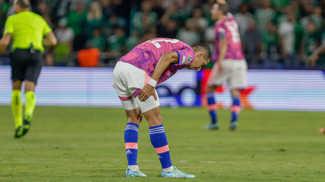 HAIFA, ISRAEL - OCTOBER 11: Angel Di Maria of Juventus is seen during UEFA Champions League Group H match between Maccabi Haifa and Juventus at the Sammy Ofer Stadium in Haifa, Israel on October 11, 2022.