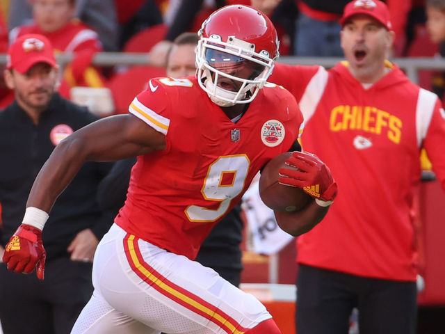 Former Kansas City Chiefs wide receiver JuJu Smith-Schuster on the News  Photo - Getty Images