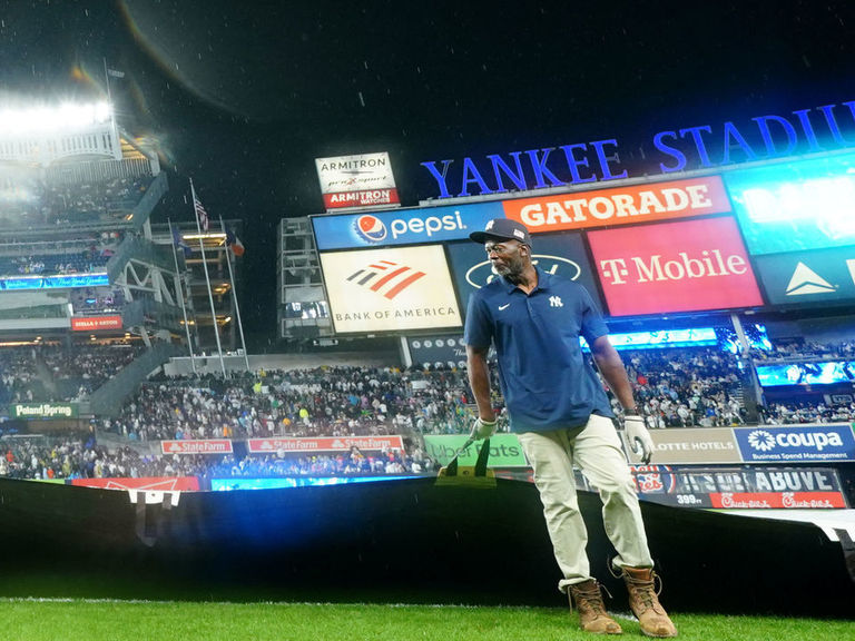 Yankees Guardians Game 5 Delayed By Threat Of Rain TheScore yankees-guardians-game-5-delayed-by-threat-of-rain-thescore