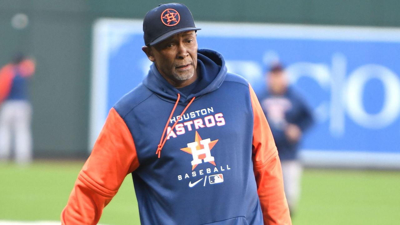 After long absence, Gary Pettis back coaching third base for Astros