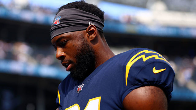 INGLEWOOD, CALIFORNIA - OCTOBER 23: Mike Williams #81 of the Los Angeles Chargers walks off the field prior to the game against the Seattle Seahawks at SoFi Stadium on October 23, 2022 in Inglewood, California. The Los Angeles Chargers lost 23-37.