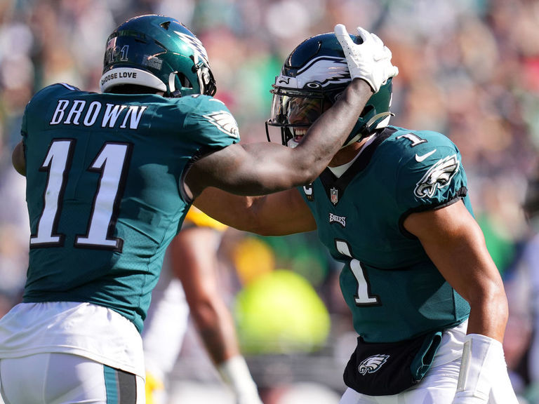 Hurts, Brown power unbeaten Eagles past Steelers – Metro Philadelphia