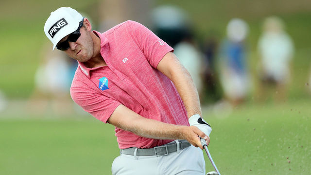 SOUTHAMPTON, BERMUDA - OCTOBER 30: Seamus Power of Ireland hits his second shot on the 9th hole during the fourth round of the Butterfield Bermuda Championship at Port Royal Golf Course on October 30, 2022 in Southampton, Bermuda.