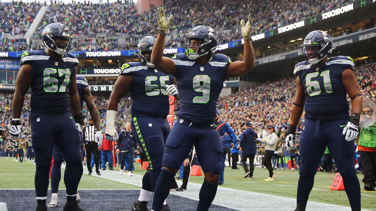 Richie James of the New York Giants celebrates a touchdown against News  Photo - Getty Images