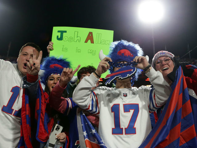 ORCHARD PARK, NEW YORK - OCTOBER 30: General view of fans during the game between the Green Bay Packers and the Buffalo Bills at Highmark Stadium on October 30, 2022 in Orchard Park, New York.