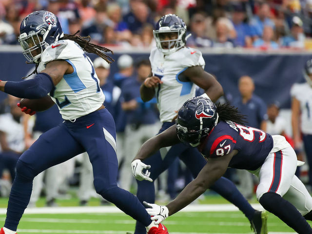 Tennessee Titans running back Derrick Henry carries the ball in the News  Photo - Getty Images