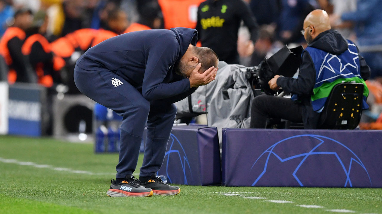 MARSEILLE, FRANCE - NOVEMBER 01: Igor Tudor, Head Coach of Marseille reacts during the UEFA Champions League group D match between Olympique Marseille and Tottenham Hotspur at Orange Velodrome on November 01, 2022 in Marseille, France.