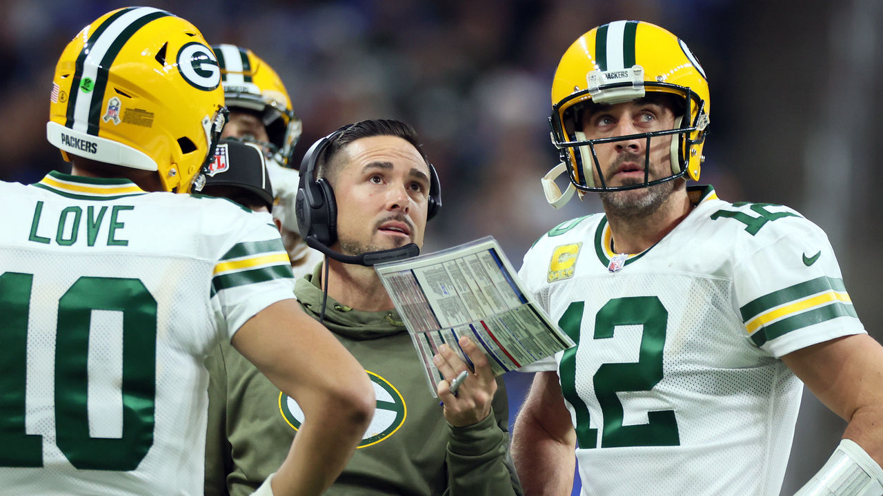 Watch: Lions rookies Kerby Joseph and Aidan Hutchinson pick off Aaron  Rodgers in the end zone