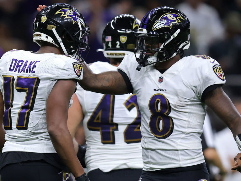 Drake, Houston lead Ravens past Saints for 3rd straight win