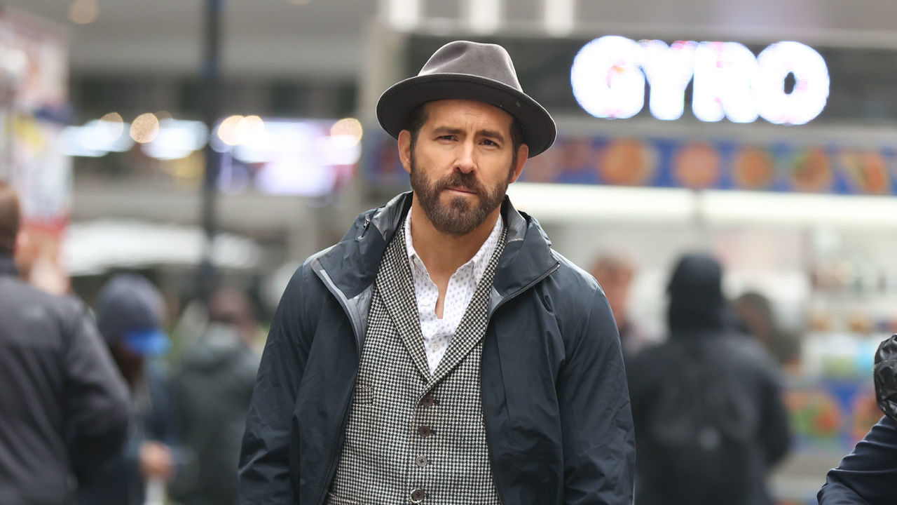 NEW YORK, NY - OCTOBER 03: Ryan Reynolds is seen on the set of "Imaginary Friends" on October 03, 2022 in New York City.