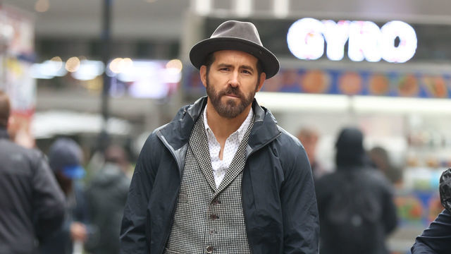 NEW YORK, NY - OCTOBER 03: Ryan Reynolds is seen on the set of "Imaginary Friends" on October 03, 2022 in New York City.