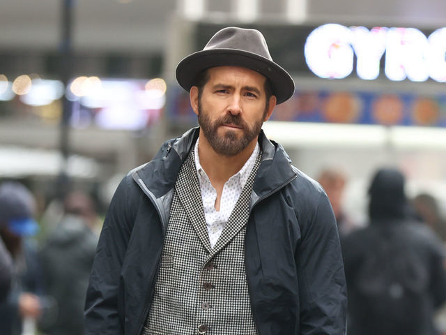 NEW YORK, NY - OCTOBER 03: Ryan Reynolds is seen on the set of "Imaginary Friends" on October 03, 2022 in New York City.