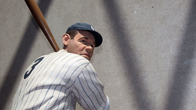COOPERSTOWN, NY - JULY 24: A statue of Babe Ruth is seen at the Baseball Hall of Fame and Museum during induction weekend on July 24, 2010 in Cooperstown, New York.