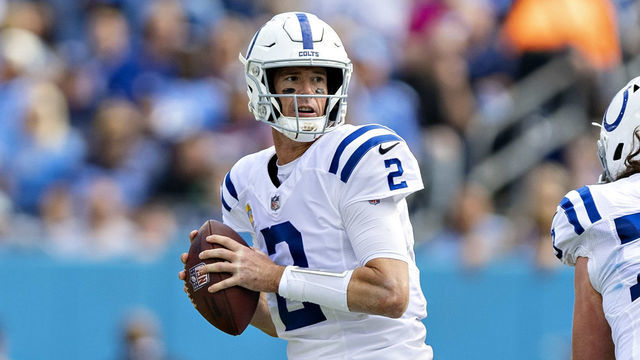 NASHVILLE, TENNESSEE - OCTOBER 23: Matt Ryan #2 of the Indianapolis Colts drops back to pass during a game against the Tennessee Titans at Nissan Stadium on October 23, 2022 in Nashville, Tennessee. The Titans defeated the Colts 19-10.