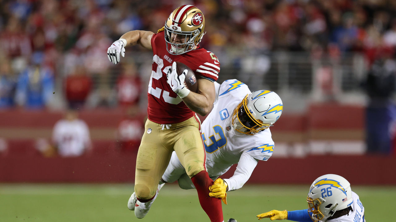 49ers' Greenlaw ejected for helmet-to-helmet hit on Chargers' Herbert