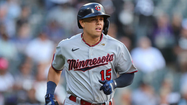 CHICAGO, ILLINOIS - OCTOBER 05: Gio Urshela #15 of the Minnesota Twins in action against the Chicago White Sox at Guaranteed Rate Field on October 05, 2022 in Chicago, Illinois.