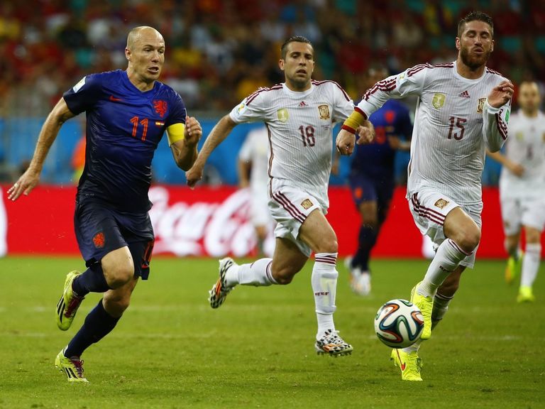 Did Arjen Robben set a World Cup record for speed?