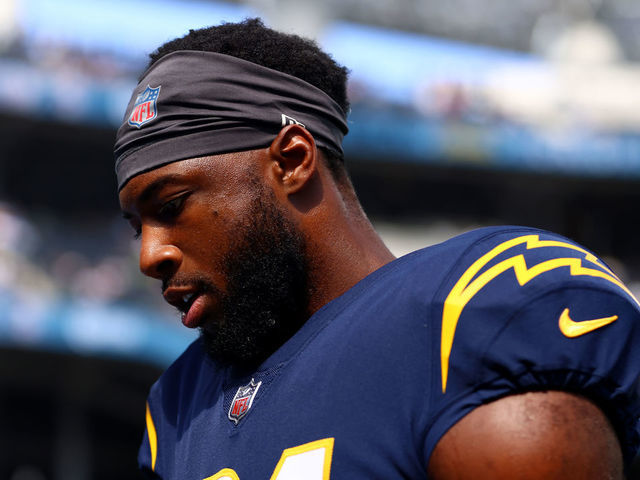 Chargers receiver Mike Williams carted off with back injury