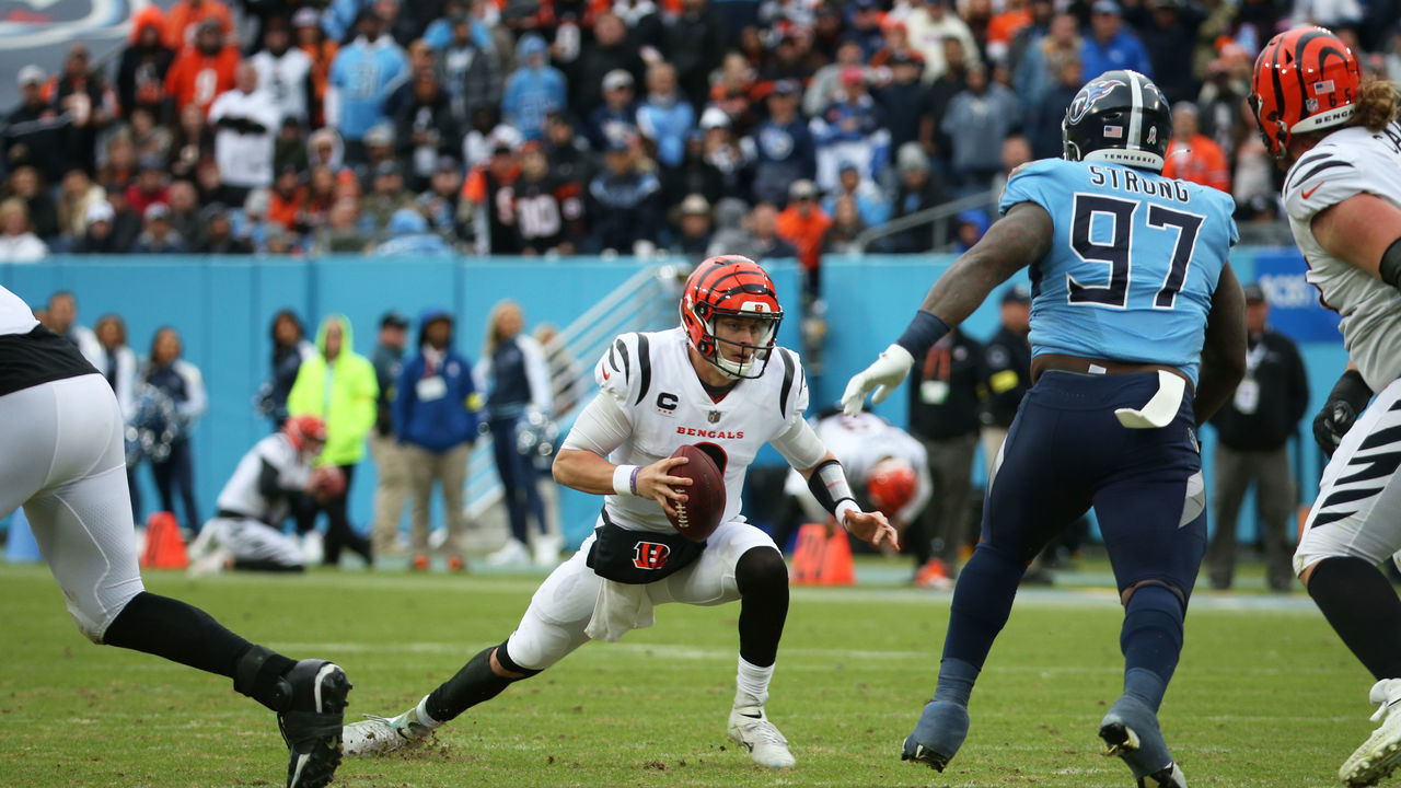 Joe Burrow's TD to Higgins lifts Bengals over Titans 20-16