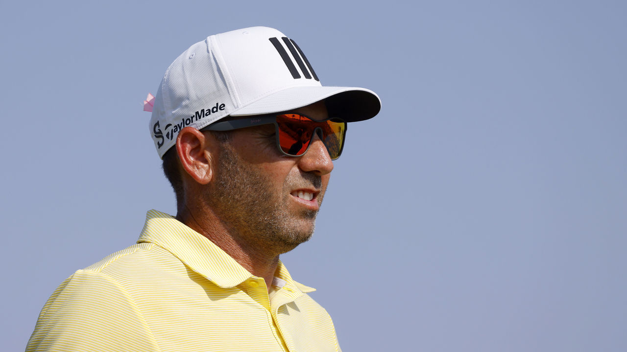JEDDAH, SAUDI ARABIA - OCTOBER 16: Team Captain Sergio Garcia of Fireballs GC looks on during day three of the LIV Golf Invitational - Jeddah at Royal Greens Golf & Country Club on October 16, 2022 in King Abdullah Economic City, Saudi Arabia.