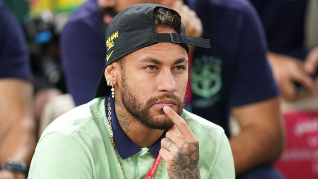 Brazil's Neymar during the FIFA World Cup Group G match at the Lusail Stadium in Lusail, Qatar. Picture date: Friday December 2, 2022.