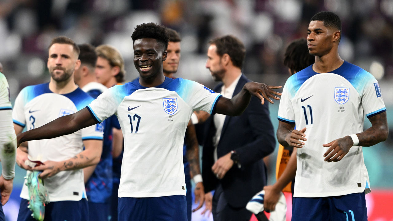 Saka, Rashford help England rout Iran 6-2 at World Cup