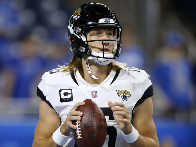 Trevor Lawrence of the Jacksonville Jaguars takes the field prior to  News Photo - Getty Images