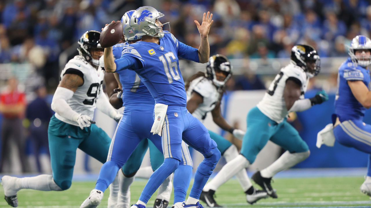 Goff's 340 yards and 2 TDs help Lions rout Jaguars 40-14 - The San Diego  Union-Tribune