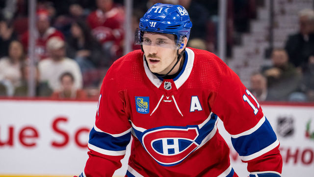 MONTREAL, QC - NOVEMBER 29:Brendan Gallagher (11) of the Montreal Canadiens looks on during the second period of the NHL game between the San Jose Sharks and the Montreal Canadiens on November 29, 2022, at the Bell Centre in Montreal, QC