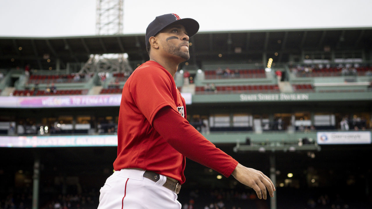 BOSTON, MA - OCTOBER 5: Xander Bogaerts #2 of the Boston Red Sox takes the field ahead of a game against the Tampa Bays Rays on October 5, 2022 at Fenway Park in Boston, Massachusetts.