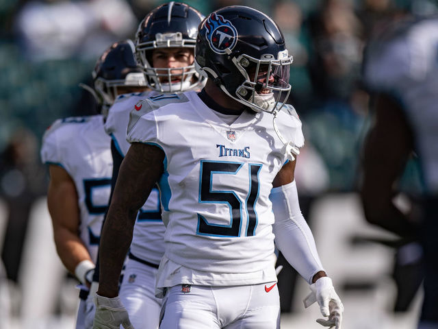 Tennessee Titans linebacker David Long, Jr. (51) against the