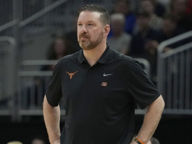 MILWAUKEE, WISCONSIN - MARCH 20: Head coach Chris Beard of the Texas Longhorns looks on during the first half against the Purdue Boilermakers in the second round of the 2022 NCAA Men's Basketball Tournament at Fiserv Forum on March 20, 2022 in Milwaukee, Wisconsin.