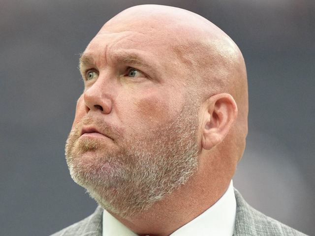 LAS VEGAS, NEVADA - SEPTEMBER 18: General manager Steve Keim of the Arizona Cardinals walks on the field before the game against the Las Vegas Raiders at Allegiant Stadium on September 18, 2022 in Las Vegas, Nevada. The Cardinals defeated the Raiders 29-23 in overtime.