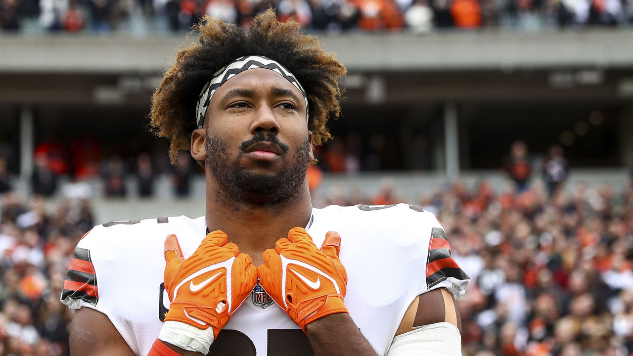 Myles Garrett disciplined to open Browns loss to New Orleans Saints