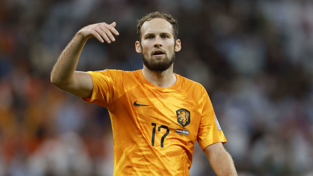 LUSAIL CITY, QATAR - DECEMBER 09: Daley Blind of Netherlands during the FIFA World Cup Qatar 2022 quarter final match between Netherlands and Argentina at Lusail Stadium on December 9, 2022 in Lusail City, Qatar.