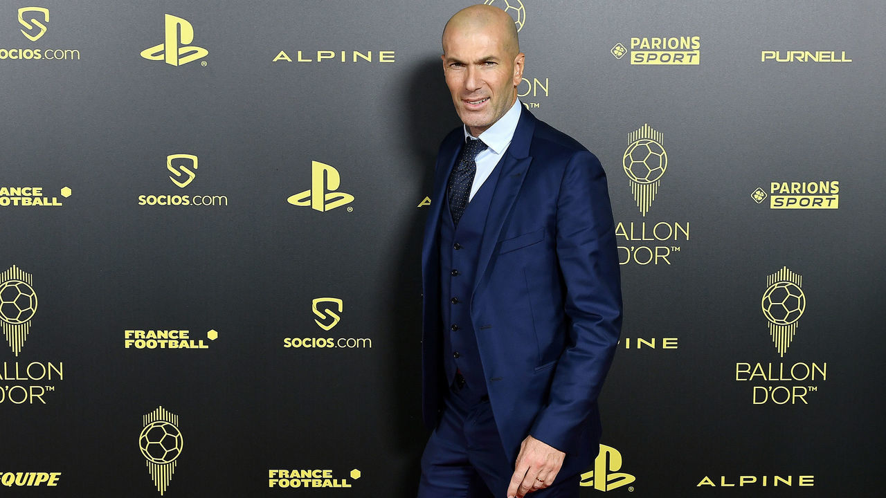 PARIS, FRANCE - OCTOBER 17: Zinedine Zidane attends the Ballon D'Or photocall at Theatre Du Chatelet In Paris on October 17, 2022 in Paris, France.