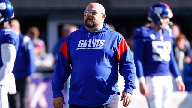 EAST RUTHERFORD, NJ - JANUARY 01: New York Giants head coach Brian Daboll prior to the National Football League game between the New York Giants and the Indianapolis Colts on January 1, 2023 at MetLife Stadium in East Rutherford, New Jersey.