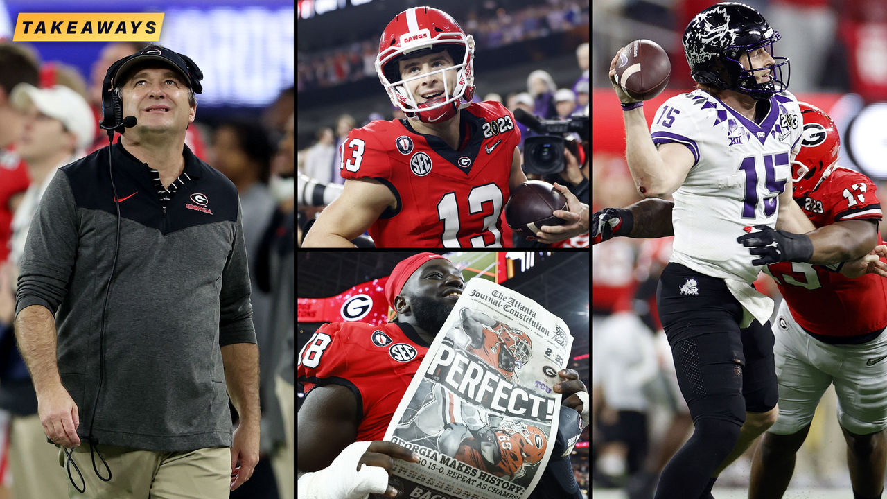 Georgia vs. TCU final score, results: Bulldogs win second consecutive title  with historic rout of Horned Frogs